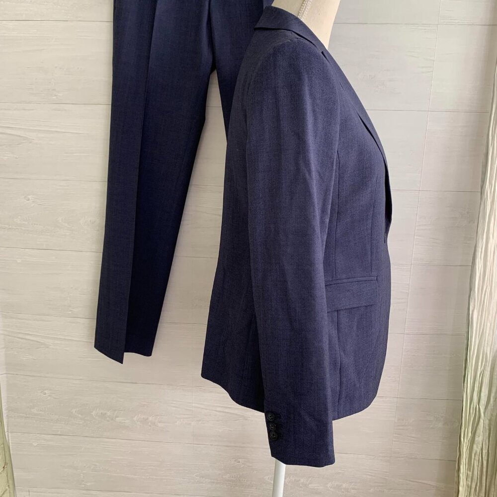 Banana Republic Dark Blue Suit Set - Blazer (Size 4) & Logan Pants (Size 6) - Picture 3 of 8